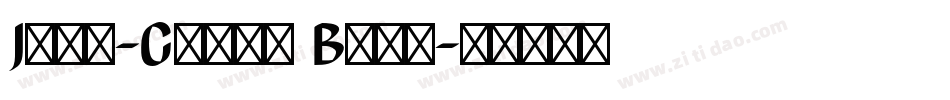 Jeff-Chris Bold字体转换